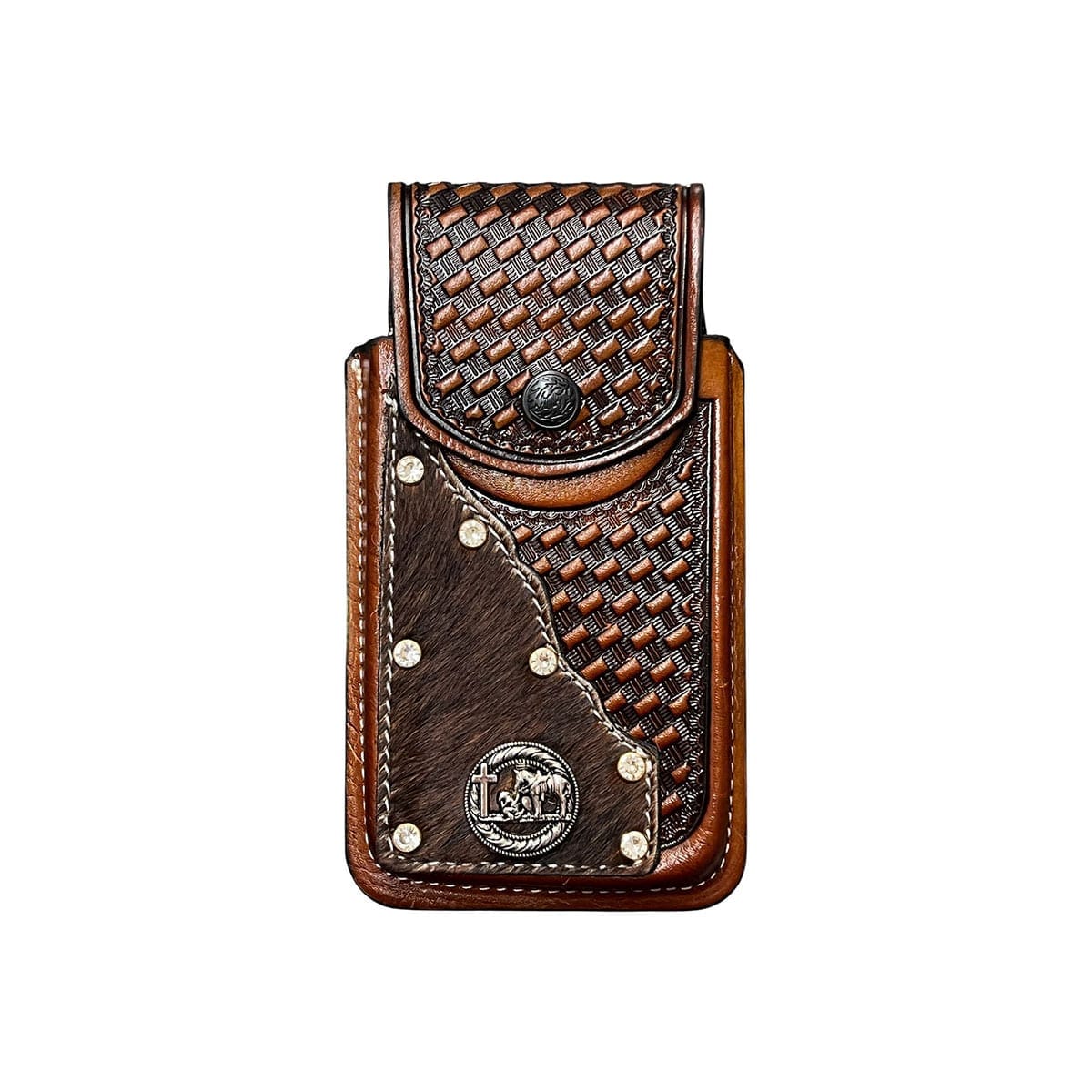 FUNDA CELULAR HORMA GRABADA PELO C/PIEDRA