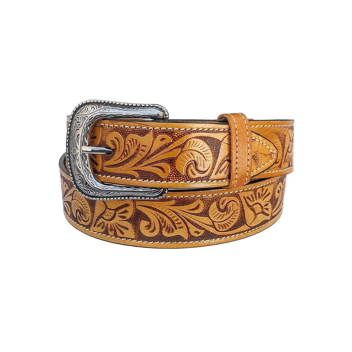 CINTURON DECORADO TULIPANES 40MM 34-44 S/HEB