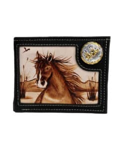 CARTERA PIROGRABADA C/CONCHOS