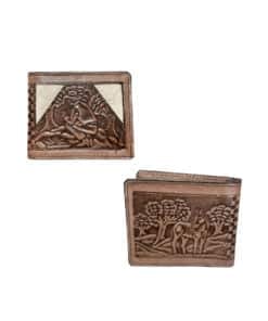 CARTERA GRABADA C/PELO