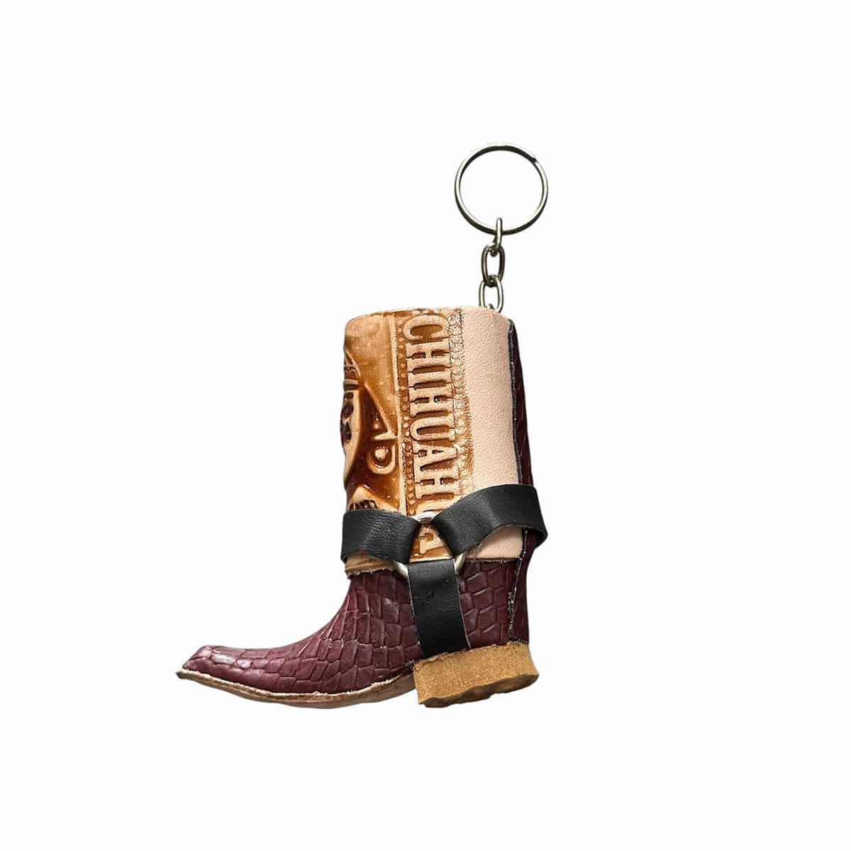 LLAVERO BOTA TRIBAL VAQUETA - Image 3