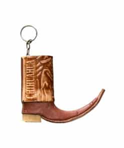 LLAVERO BOTA TRIBAL VAQUETA