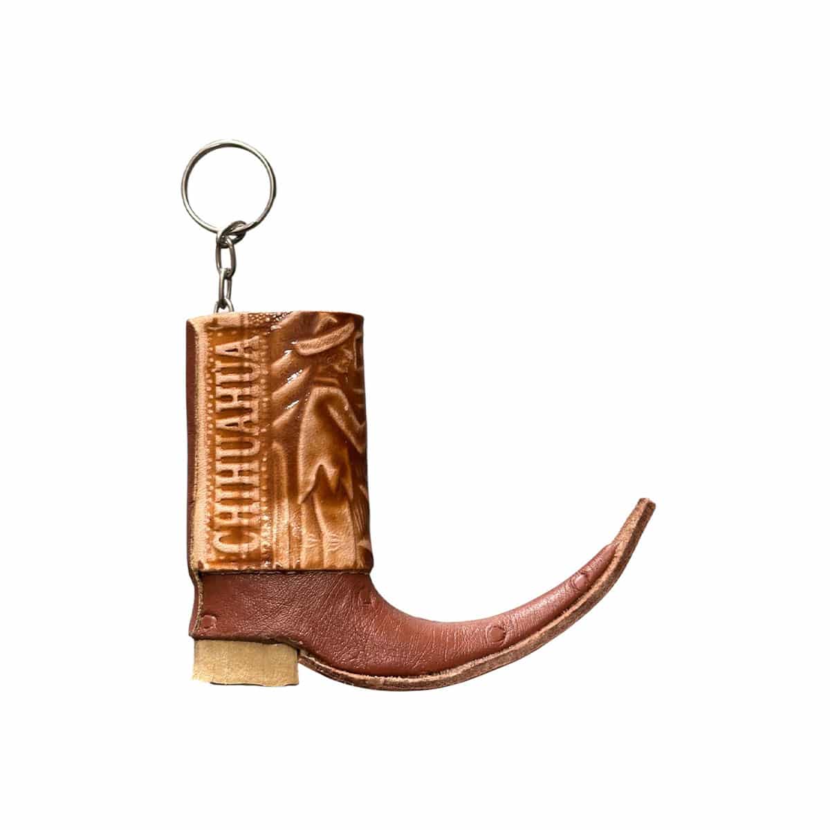 LLAVERO BOTA TRIBAL VAQUETA