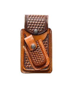 Alternative view of FUNDA CELULAR CINCELADA CON NAVAJA PETATILLO
