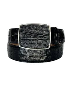 CINTURON CUADRA IMITACION LAGARTO 34-44