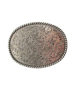 HEBILLA FLOREADA OVAL 40MM