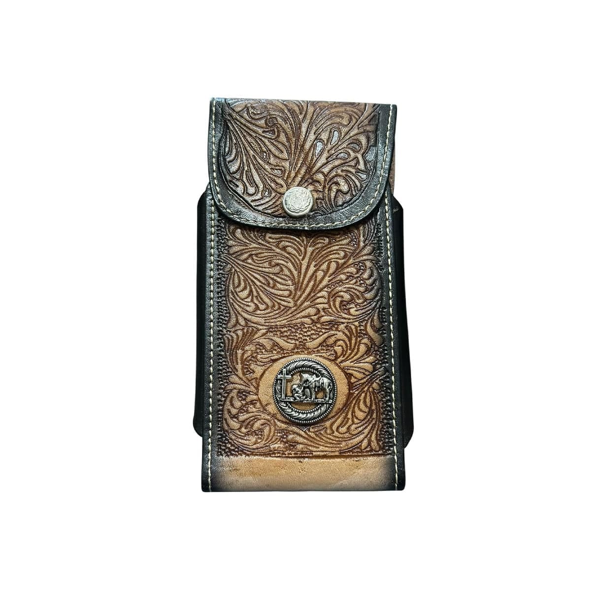 FUNDA CELULAR CONCHO C/BROCHE