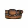CINTURON VAQUERO ESTILO CUADRA IMITACION VENADO 34-44