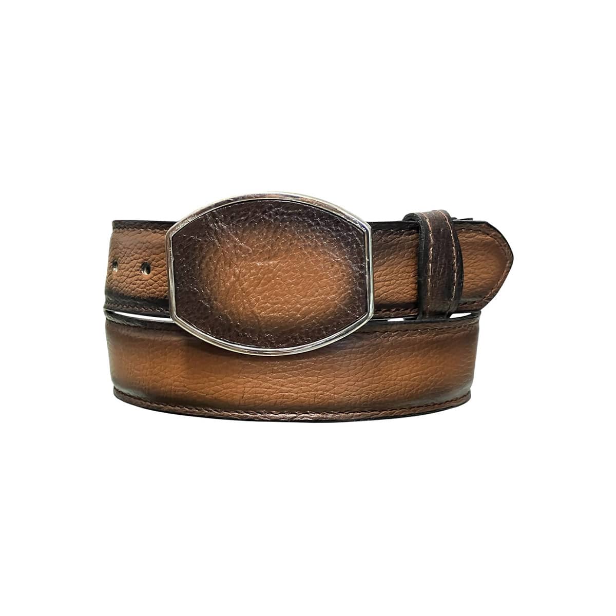 CINTURON VAQUERO ESTILO CUADRA IMITACION VENADO 34-44