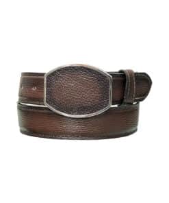 Alternative view of CINTURON VAQUERO ESTILO CUADRA IMITACION VENADO 34-44